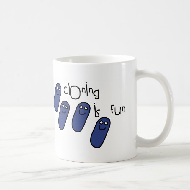 Caneca De Café O clonagem é divertimento (Direita)