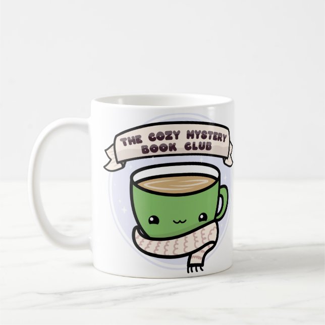 Caneca De Café O Clube do Livro Misterioso Cozy (Esquerda)
