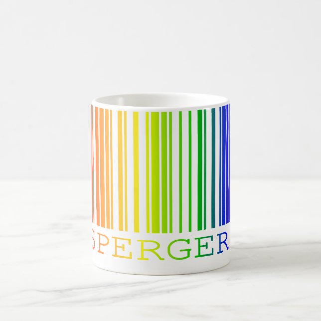 Caneca De Café O código de Asperger (Centro)
