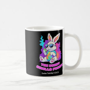 Caneca De Café O Coelhinho Cheira Engraçada Páscoa Domingo 4 20 2