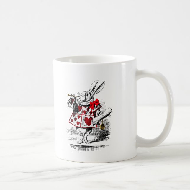Caneca De Café O coelho branco (Direita)