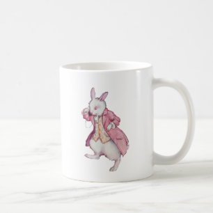CANECA DE CAFÉ O COELHO BRANCO ENCANTADOR DE ALICE