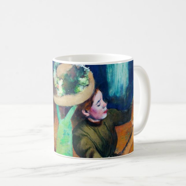 Caneca De Café O Compro Millinery, Edgar Degas (Frente Esquerda)