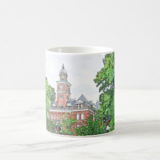 Caneca De Café O Condado de Henry Courthouse_ Paris, TN USA_Mug