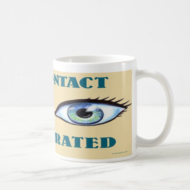 Caneca De Café O Contato Ocular É Sobreavaliado (Direita)