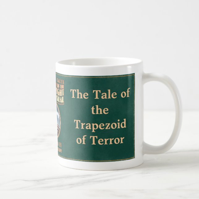 Caneca De Café O conto do Trapezoid do terror (Direita)