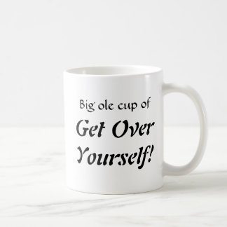 Caneca De Café O copo velho grande de, obtem OverYourself!