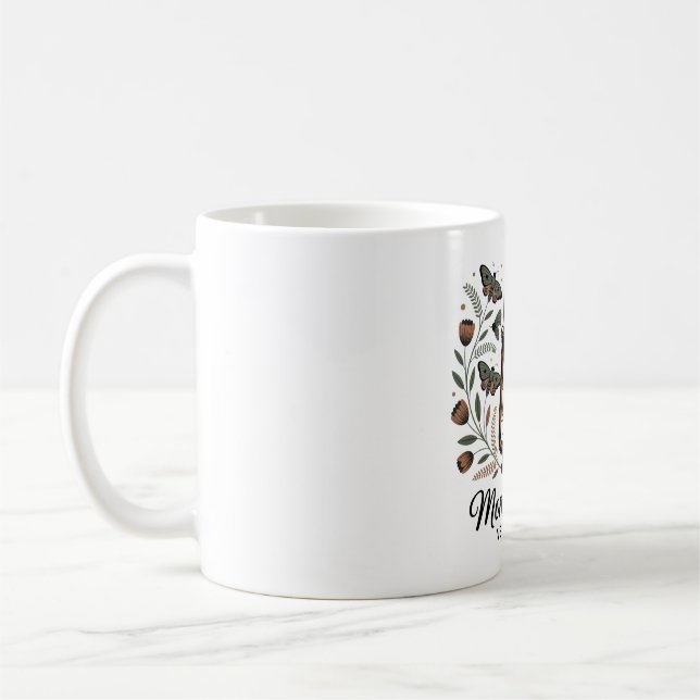 Caneca De Café O Coração da Mamãe Nunca Dorme (Esquerda)