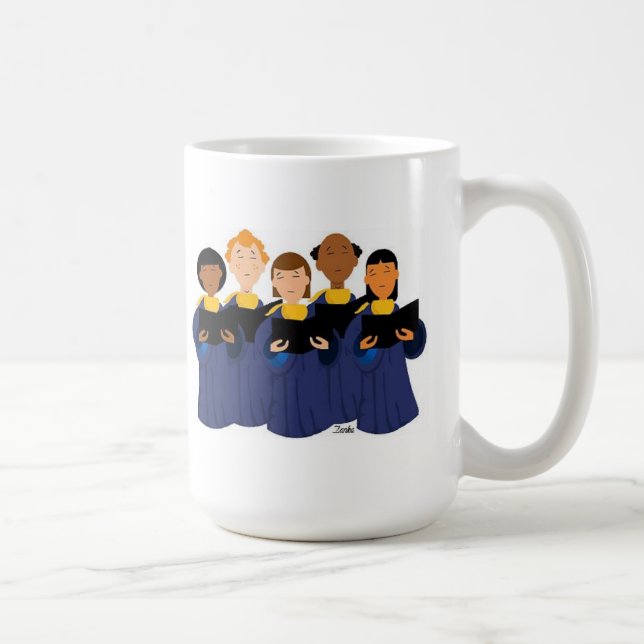 Caneca De Café O coro agride (Direita)