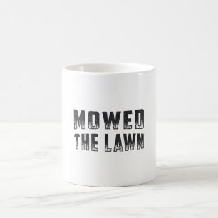 Caneca De Café O Cortador De Corte Ocupou O Jardineiro