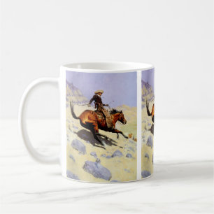 Caneca De Café O Cowboy de Remington, Militares de Cavalaria Vint