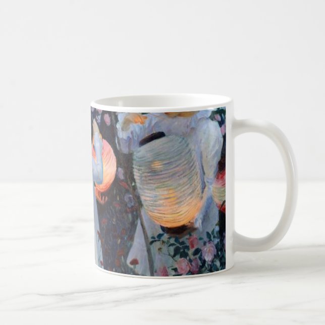 Caneca De Café O cravo de John Singer Sargent, Lily, Lily, Rosa (Direita)