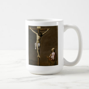 Caneca De Café O cristo Crucified com um pintor