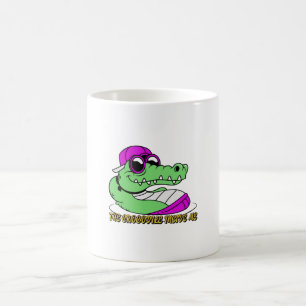 Caneca De Café O Crocodilo dentro   linda design