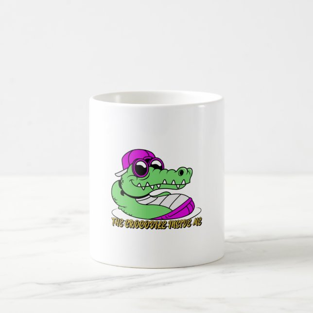 Caneca De Café O Crocodilo dentro | linda design (Centro)