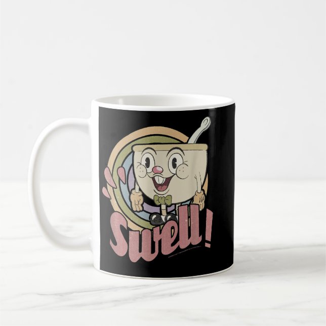 Caneca De Café O Cuphead Show Bowlboy Inchou! Pôster (Esquerda)
