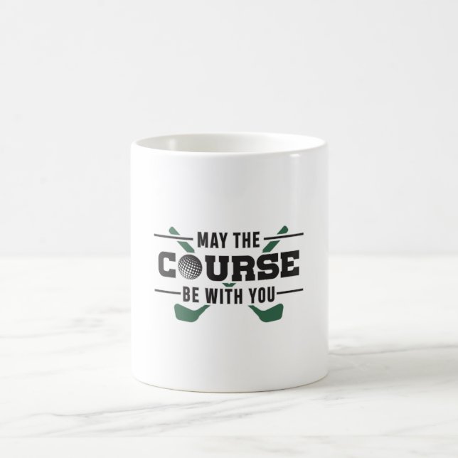 Caneca De Café O Curso Estará Com Seu Golfe Engraçado Presente (Centro)
