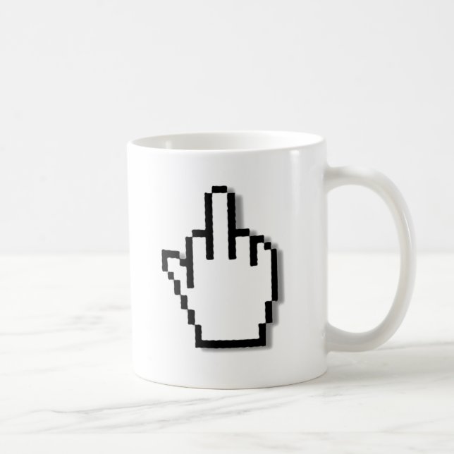 Caneca De Café O Cursor do Pássaro (Direita)