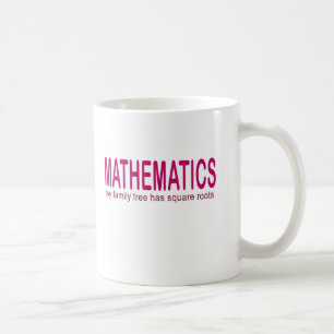 Caneca De Café O _da matemática minha árvore genealógica tem