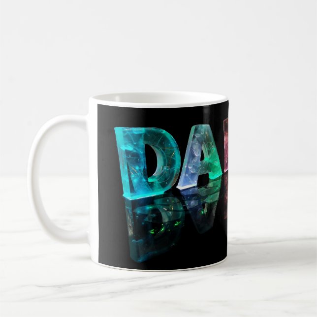 Caneca De Café O Daniel conhecido em 3D ilumina-se (a fotografia) (Esquerda)