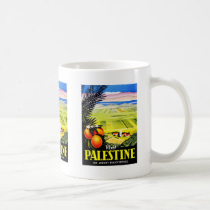 Caneca De Café O ~ de Palestina da visita considera a beleza
