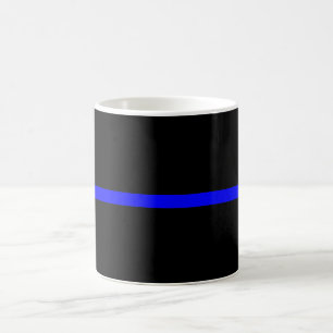 Caneca De Café O Decor Simbólico De Linha Azul