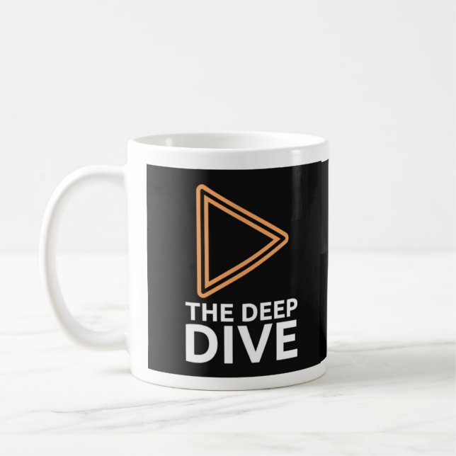 Caneca De Café O Deep Dive Podcast Mugs (Esquerda)