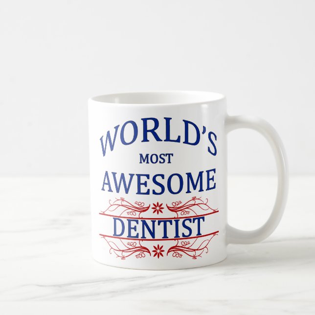 Caneca De Café O dentista o mais impressionante do mundo (Direita)