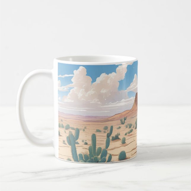 Caneca De Café O Deserto (Esquerda)