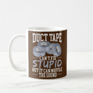 Caneca De Café O Design de Fita Mens Duct não consegue corrigir a