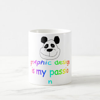 Caneca De Café O Design gráfico é meu Passion Mug
