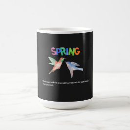 Caneca De Café O Despertar: Uma Homenagem Visual à Primavera