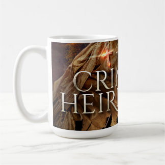 Caneca De Café O detalhe carmesim do cobrir das herança