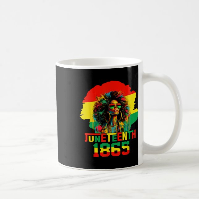 Caneca De Café O Dia da Independência das Mulheres Negras Liberda (Direita)