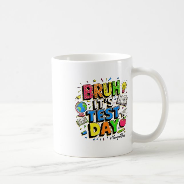 Caneca De Café O Dia De Teste Que Você Teve Este Rock (Direita)