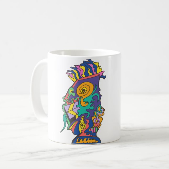 Caneca De Café O Dilema do Lagarto (Frente Esquerda)