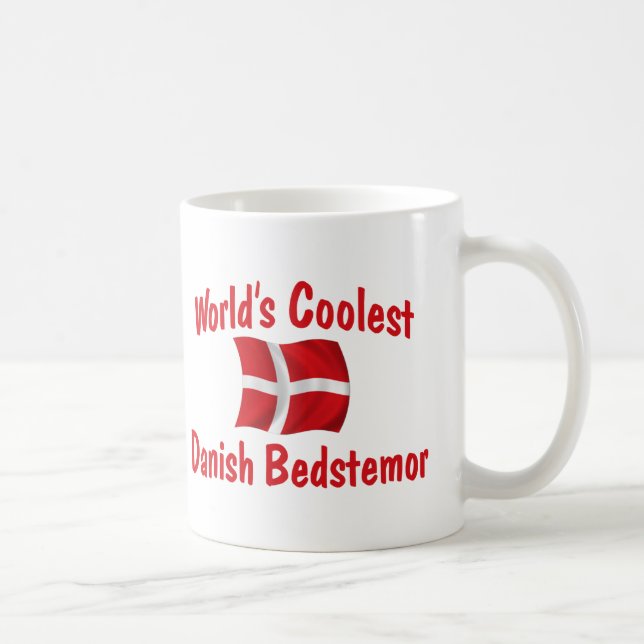 Caneca De Café O dinamarquês o mais fresco Bedstemor (Direita)