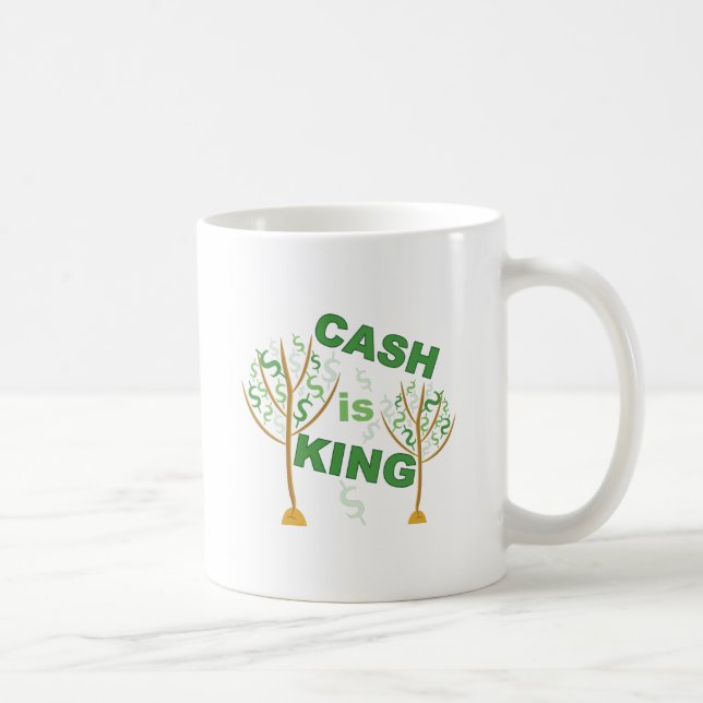 Caneca De Café O dinheiro é rei (Direita)