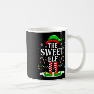 Caneca De Café O Doce Elfo Natal Divertido Correspondência Grupo 
