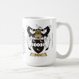 Caneca De Café O Dow nomeia, a origem, o significado e a crista