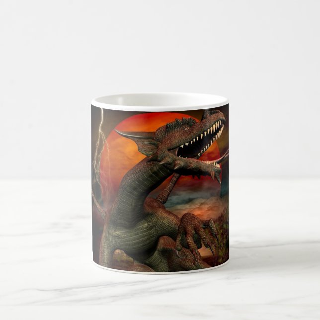 Caneca De Café O dragão Behold! (Centro)