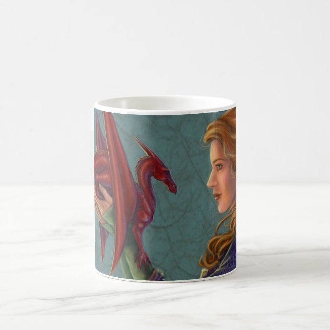 Caneca De Café O dragão vermelho novo (Centro)