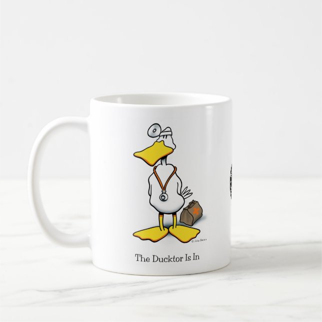 Caneca De Café O Ducktor está dentro (Esquerda)