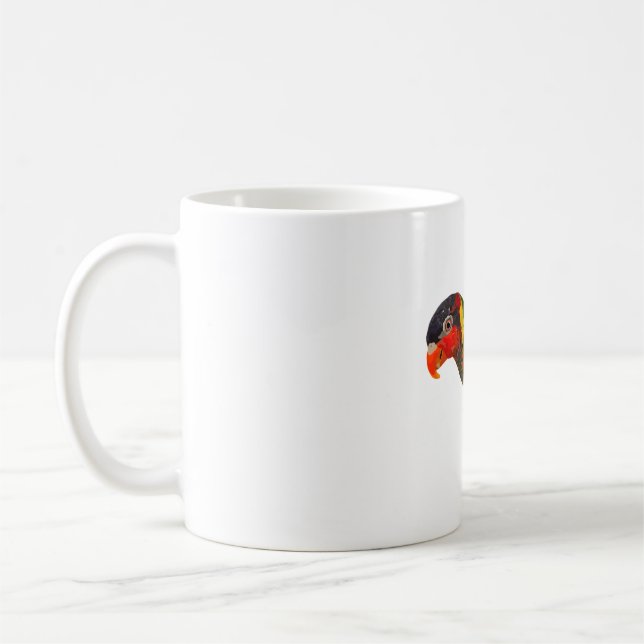 Caneca De Café O é para o Ornamentado Lorikeet (Esquerda)