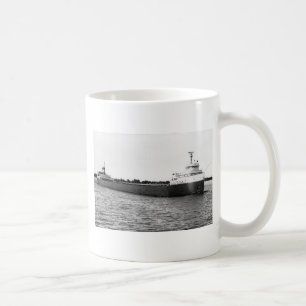 Caneca De Café O Edmund Fitzgerald no rio do St. Clair