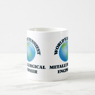 Caneca De Café O engenheiro metalúrgico o mais engraçado do mun