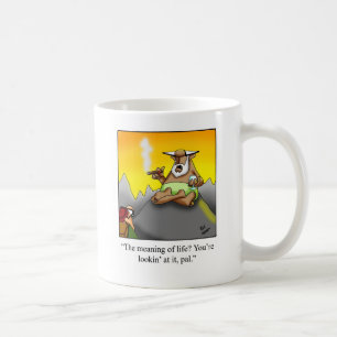 Caneca De Café O Engraçado Charuto Sábio Dons de Cartoon!