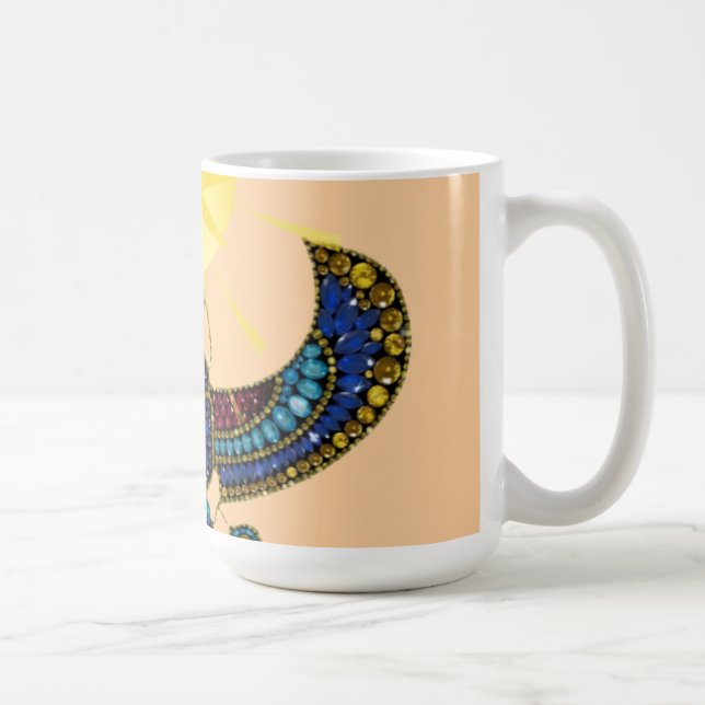 Caneca De Café O Escaravelho Alado do Antigo Egito (Direita)