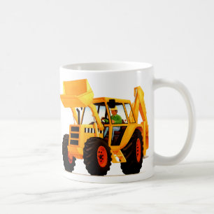Caneca De Café O escavador amarelo do miúdo
