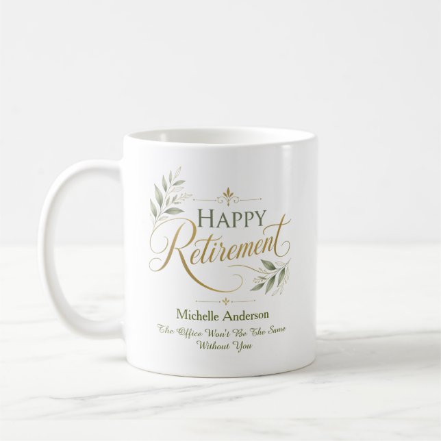 Caneca De Café O Escritório Não Será o Mesmo Sem Você Personaliza (Esquerda)